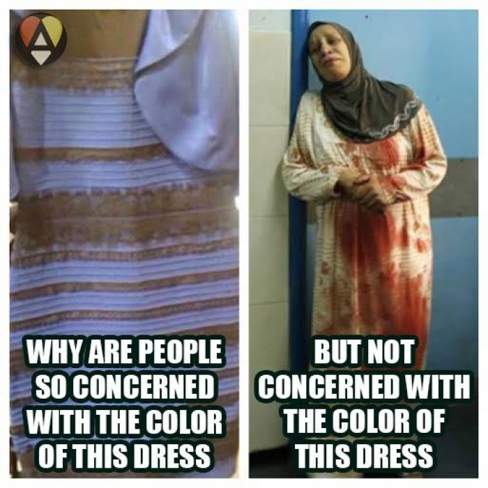 Why are people so concerned with the colour of this dress? 